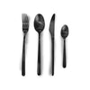 Matted Black Cutlery 24Pc Set