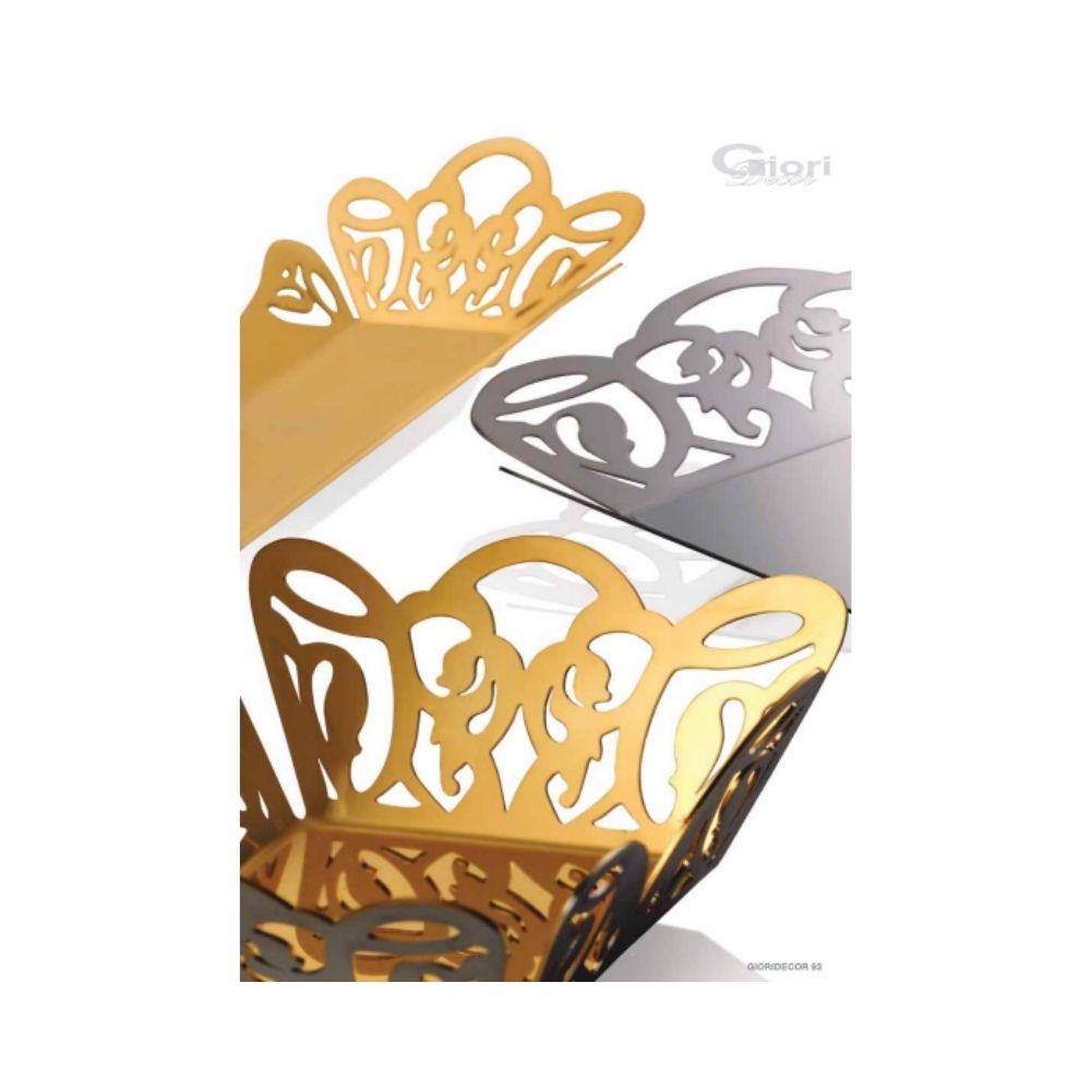 TRAME Stainless Steel Gold Plated TRAY 55CM