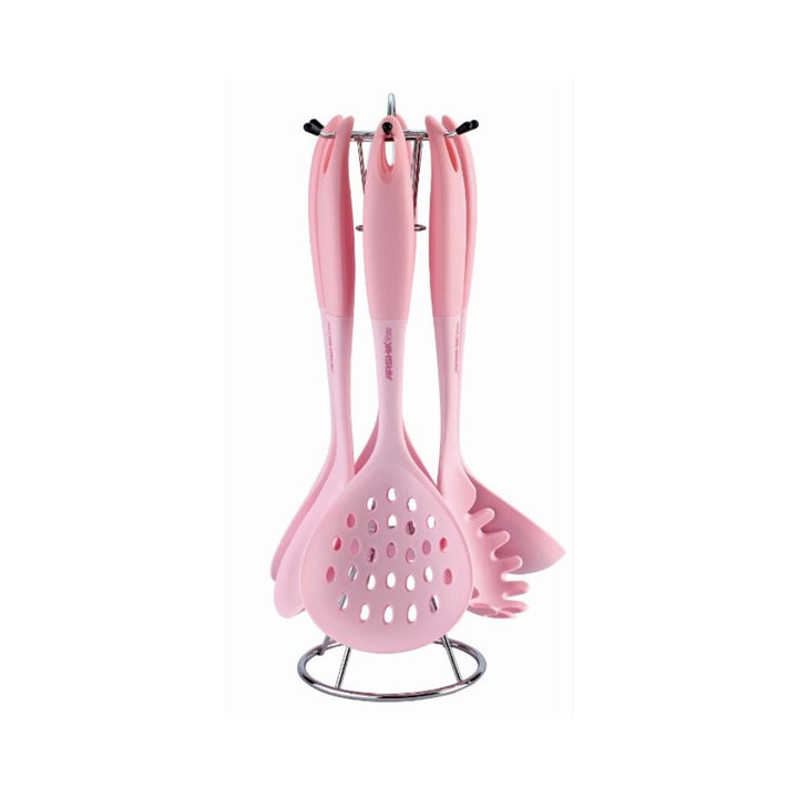 Silicon Utensil Set Pink