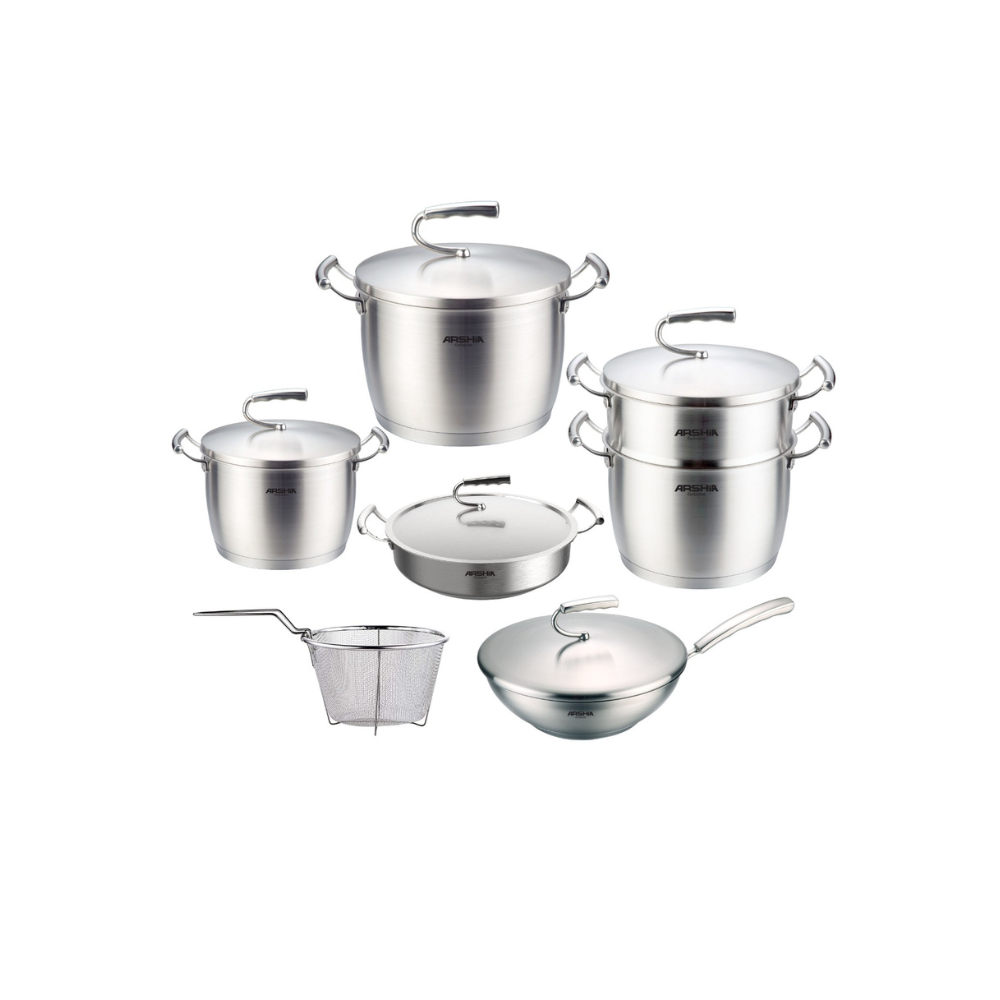 Stainless Steel Cookware Set 12pcs set