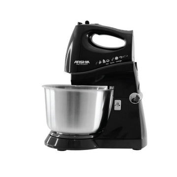 Arshia Hand Mixer with Bowl Black