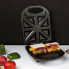 Arshia Sandwich Maker 4-Slice Black