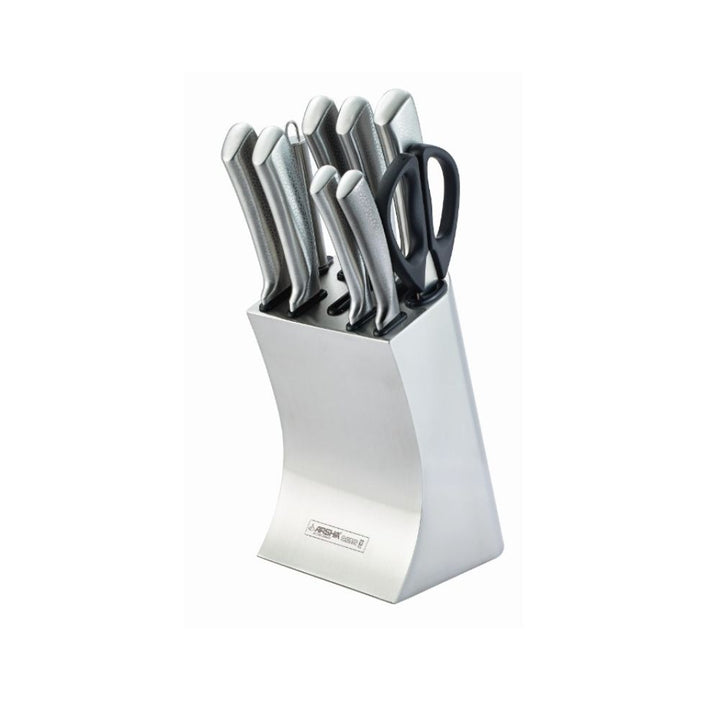 Arshia Kitchenware Knives Knife Sets German Stainless Steel Kitchen Knife Set 8pcs Stainless Steel Blades
