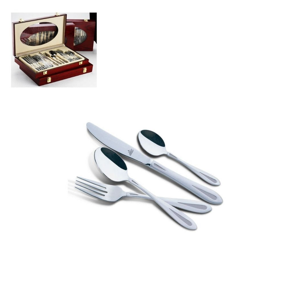 Arshia Silver Cutlery 24pc Set