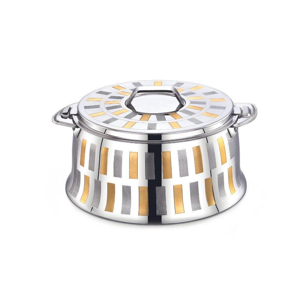 Arshia Food warmer Hotpot Belly Shaped Line Design