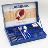 Arshia Silver 24pc Cutlery Set